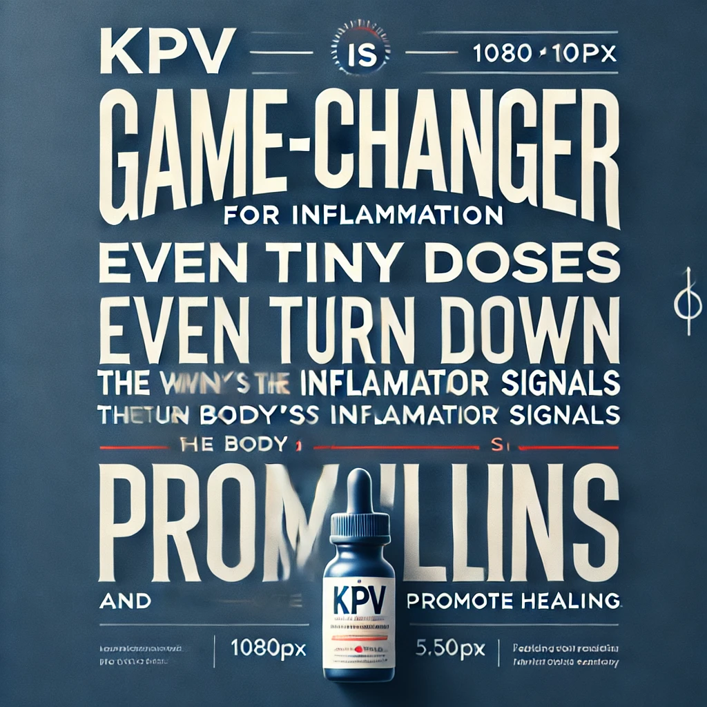 Quote graphic: ‘KPV is a game-changer for inflammation – even tiny doses can turn down the body’s inflammatory signals and promote healing.